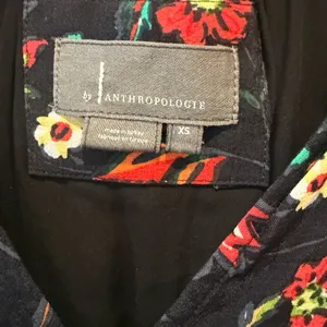ANTHROPOLOGIE Robin Tiered‎ Mini Dress in Black Floral thumbnail 5