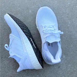 adidas Ultraboost Running Shoes White with Black Outsole thumbnail 8