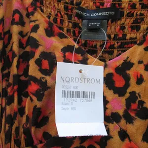 NWT French Connection Animal Print Midi Dress thumbnail 10