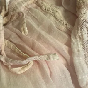 loveshackfancy floral lace pink and yellow skirt thumbnail 6