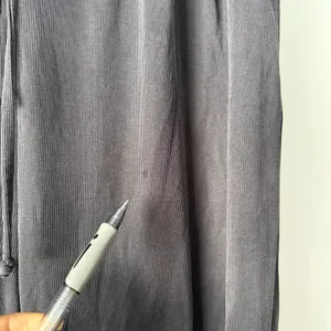 Anthro Saturday Sunday‎ S Black Ribbed Knit Harem Jogger Pants Lounge Streetwear thumbnail 11