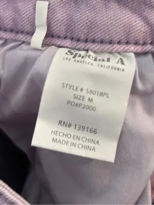 Special a purple cargo jean shorts size medium thumbnail 8