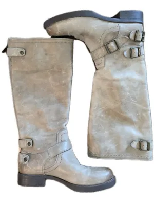 Arturo Chiang Riding Boots Womens Ella Leather Sahara Sand Size 8.5 Tan Brown thumbnail 3