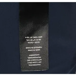 Alice And Olivia Sachi Gown Lace Overlay Long Cocktail Formal Dress Navy Size 2 thumbnail 11