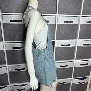American Eagle Outfitters Corduroy Raw Hem Overall Dress In Jade Size Medium thumbnail 8