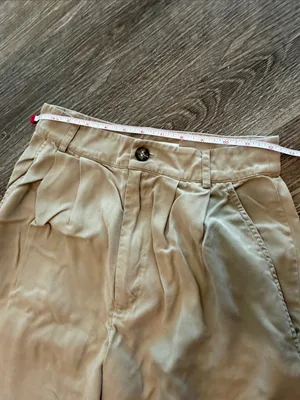 Reformation khaki straight leg pants beige tan 0 thumbnail 4