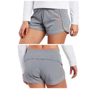 OTF Orangetheory Gray with Orange Athletic Shorts Size Large thumbnail 2