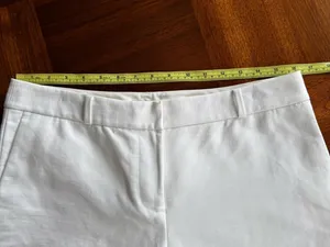 Kate Spade New York "Jackie" Bermuda Shorts white classic feminine bow 8 thumbnail 4