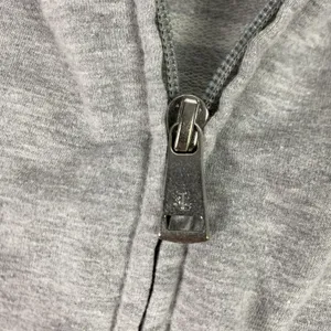 Lauren Ralph Lauren Jacket Womens‎ 2X Gray Full Zip Knit Striped Sleeve Logo thumbnail 3