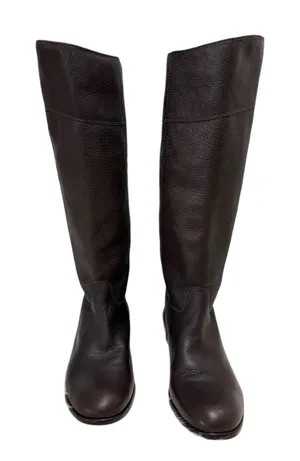 Vero Cuoio Riding Leather Dark Brown Boots Womens |US 8.5 thumbnail 1