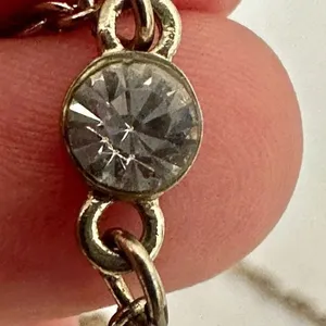 Guess flower ball rhinestone pendant necklace thumbnail 5