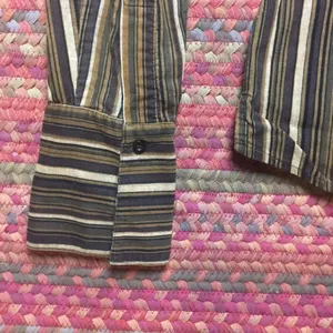 Vintage Brown Vertical Stripe Long Sleeve thumbnail 4