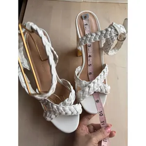 Veronica Beard Gael White Braided Leather Ankle Strap Platform Sandals 9 thumbnail 7