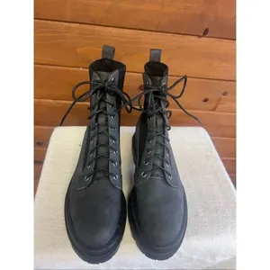COZZY GIRL Journey women's ankle boots gray/charcoal black knit cuff Sz 7 NWOB thumbnail 6