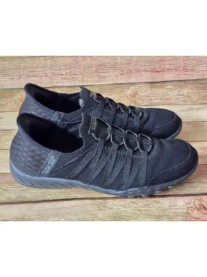 Skechers Slip In Shoes Womens 8.5 Breathe Easy Roll With Me Memory Foam Black thumbnail 6