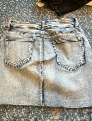 Jean Skirt Gray thumbnail 2
