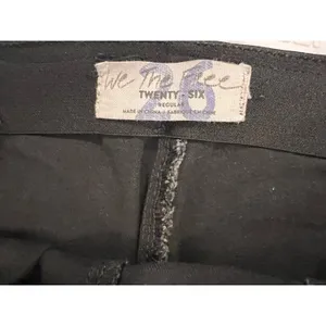We The Free People Flare Jean Size 26 Black Denim Bell Bottom Stretch Pull On‎ thumbnail 5