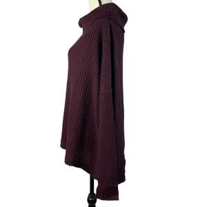 Free People Small Thermal Top Juicy Cowl Neck Split Back Long Sleeve Date Night thumbnail 10