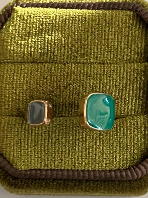 Classic Design Stainless Steel Golden w/ Modern Design Adjustable Ring S 6-9 thumbnail 1