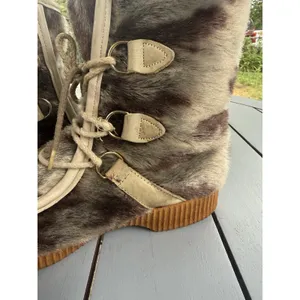 Vintage Foremost Professional Faux Fur Snow Boots Womens Size 7 Apres Ski Fluffy thumbnail 7