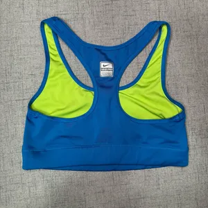Nike Sports Bra Blue & Green Size Medium thumbnail 4