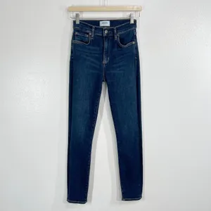 Agolde Sophie Pentacle Dark Wash High Rise Skinny Ankle Crop Jeans A123-1045‎ thumbnail 3