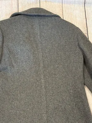Bromleigh The Classic Peacoat Dark Gray 100% Pure Wool Double Breasted Jacket S thumbnail 9