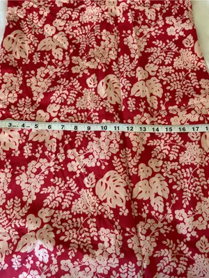J. Crew Red and White Floral Halter Midi Dress 100% cotton y2k thumbnail 8