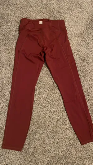 Burnt Red Vuori Leggings Small thumbnail 2