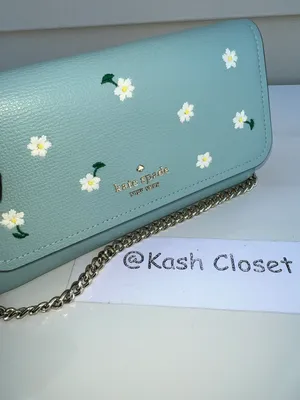 Kate Spade Darcy Embroidered Chain Crossbody & Convertible Wallet thumbnail 6