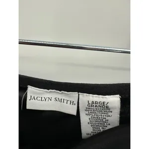 Jaclyn Smith Black Floral‎ Whimsigoth Y2K Coquette Lace Pencil Skirt Sz L Dark Romantic thumbnail 6