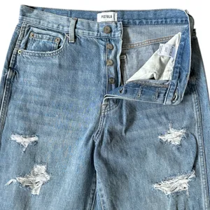 EUC PISTOLA Distressed Relaxed Jeans Size 27 thumbnail 3