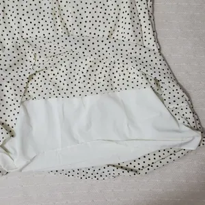 Madewell Smocked Ruffle-Shoulder Midi Dress in Inkbrush Dots‎ Size M thumbnail 12