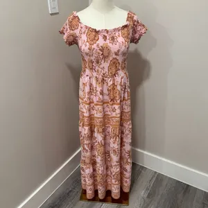Vici‎ dolls pink and orange dress Large thumbnail 3