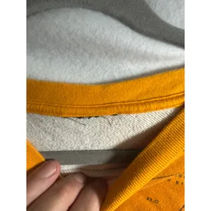 Nike Sportswear Cropped Sweatshirt Orange All Over Print Graphic Pullover Womens thumbnail 10