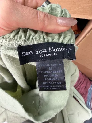 Target Green midi skirt with button detail sz M #cottagecore #boho #retro #sundaybest thumbnail 5
