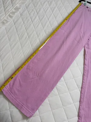 Anthropologie Pilcro Slouchy Chino Wide Leg Pants Lilac High Rise Y2K Preppy Coastal Size 28 thumbnail 11