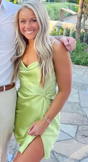Green Satin Dress thumbnail 1