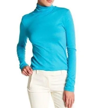 J.Crew Tropical Blue Tissue Turtleneck thumbnail 1