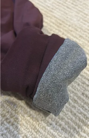 Athleta Lined Joggers Maroon 4 thumbnail 6