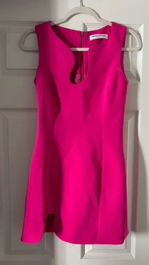 Amanda Uprichard Mini Dress Pink thumbnail 1