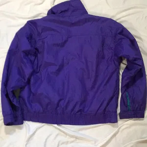 Vintage 90s Sierra Designs blue purple teal windbreaker ski jacket size M thumbnail 6