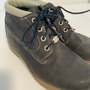Timberland women’s Nellie double‎ navy Nubuck leather medium boots waterproof 7 thumbnail 10