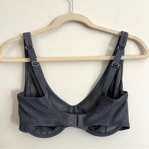 NWT ThirdLove Unlined Modern Mesh Scoop Bra in Gray Size 32F/32DDD Underwire thumbnail 7