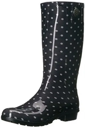 Ugg Shaye Boot Rain Rubber Tall Boots Polka Dot Pull Women boots thumbnail 1