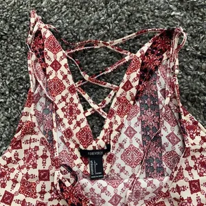 Forever 21 Print Tank Top​​​ In Red, Size L​​​​​​​​ thumbnail 2