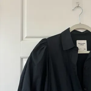 Abercrombie Poplin Puff Sleeve Shirt Dress thumbnail 8