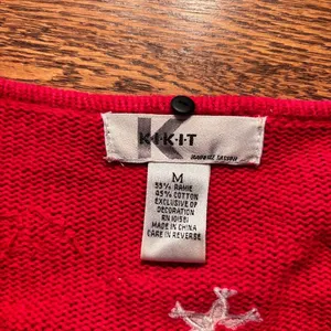 KIKIT Sweater Christmas Scottie Dogs Women's Size M Ugly‎ Christmas Sweater thumbnail 3