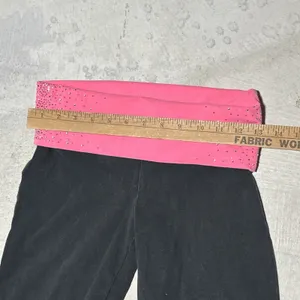 Pink Coconut Boutique Victoria's Secret PINK Women's Y2K Fold Over Yoga Pants Pink Sparkle Size XS thumbnail 8