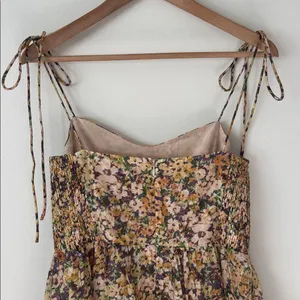 & OTHER STORIES 8 Strappy Ruffled Midi Dress In Pink thumbnail 8